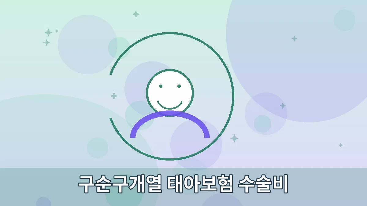 구순구개열 태아보험 수술비 안내 이미지 3
