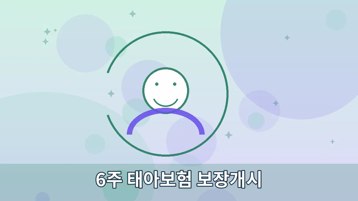 6주 태아보험 보장개시 안내 이미지 3