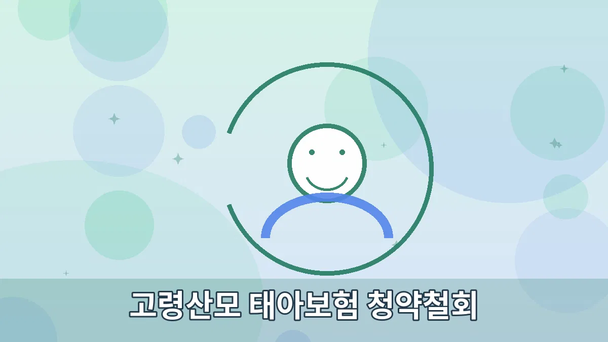 고령산모 태아보험 청약철회 안내 이미지 2