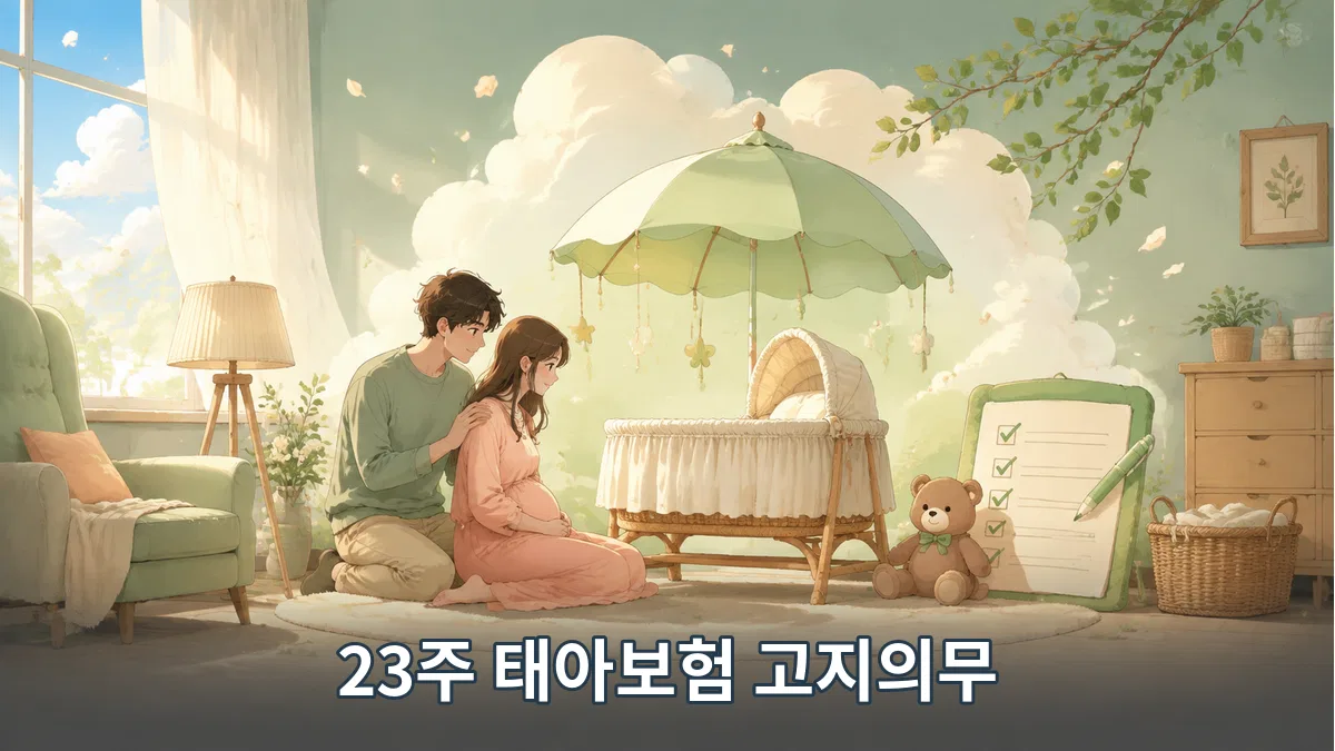 23주 태아보험 고지의무 안내 이미지 1